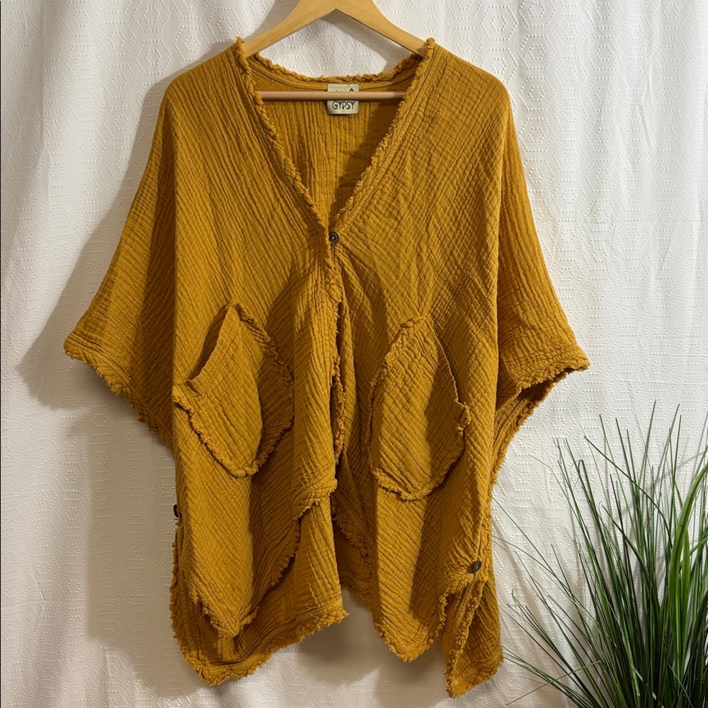 Jaded Gypsy poncho with sleeves